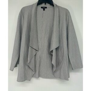 Grayse Open Front Striped Cardigan Blazer